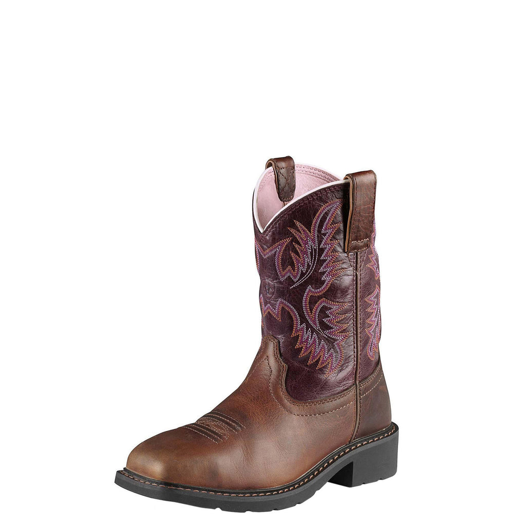 Women's ariat steel store toe work boots